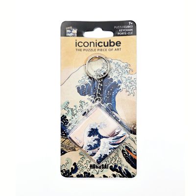 Gifts - PUZZLE CUBE3 HOKUSAI KEYCHAIN - ICONICUBE