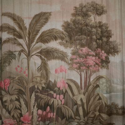 Curtains and window coverings - Linen and cotton curtains - King George's Islands number 1 - ANANBÔ WALL MURAL