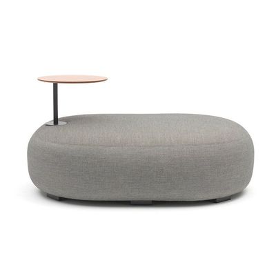 Lawn sofas   - BUBBLES garden ottoman with tablet - COUTURE JARDIN