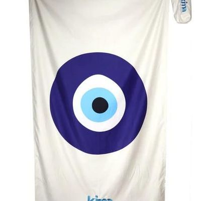 Accessoires de voyage - Serviette de plage en microfibres recyclées KIMA - KIMAROLLS