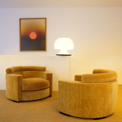 Small armchairs - «Entr’acte» Armchairs, Hans Hopfer - MAISONJAUNE STUDIO