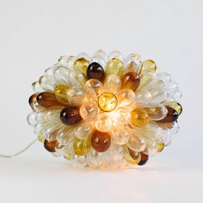 Art glass - Two-tone cluster lamp - recycled glass - SALAHEDDIN FAIRTRADE