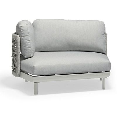 Lawn sofas   - CLUB right armrest garden sofa - COUTURE JARDIN