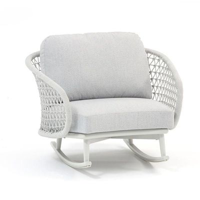 Lawn armchairs - CUDDLE rocking chair - COUTURE JARDIN