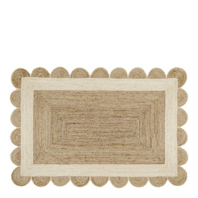 Rugs - ENOLA natural and white jute rug 200x300 - BLANC D'IVOIRE