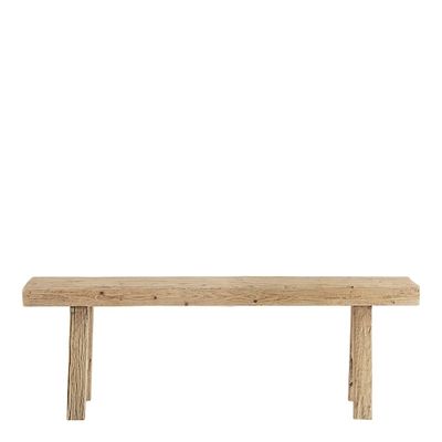 Benches - BAO bench recycled natural elm 150x40x47 - BLANC D'IVOIRE