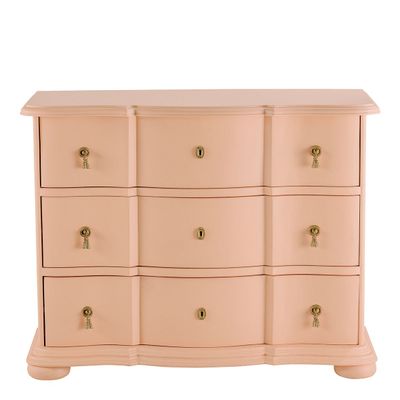 Chests of drawers - CARLOTTA PM chest of drawers pastel pink 105x44x82 - BLANC D'IVOIRE