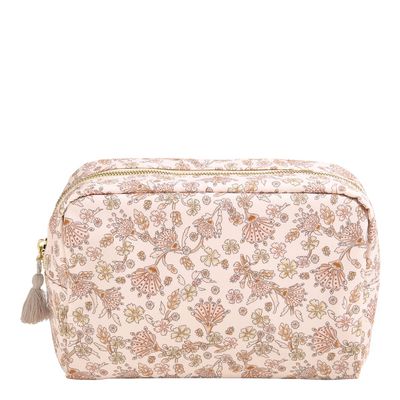 Clutches - Soleil Pastel large rectangular fabric toiletry bag - MATHILDE M.