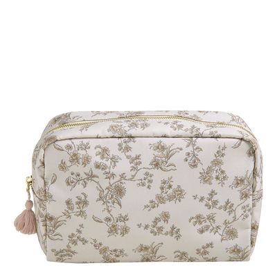 Clutches - Sublime Jasmin large rectangular fabric toiletry bag - MATHILDE M.