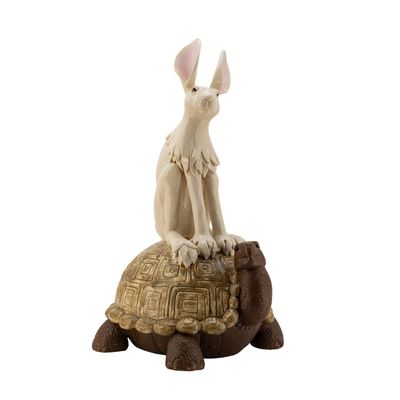 Sculptures, statuettes and miniatures - Turtle and hare - VALERIE COURTET