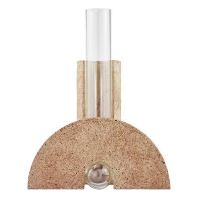 Vases - Vase modulaire sculptural marron, COCHLEA DELLA METAMORFOSI N.1 - COKI