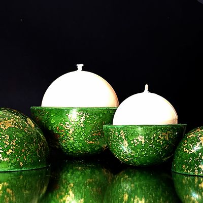 Cadeaux - Bougie Globe Vert Matcha au Thé Vert - PONPON CURIOSITAS