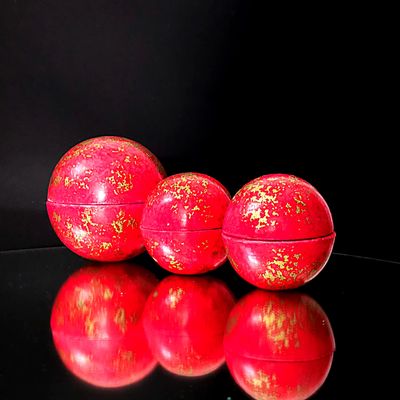 Bougies - Bougie Globe Framboise à la Rose Musc - PONPON CURIOSITAS