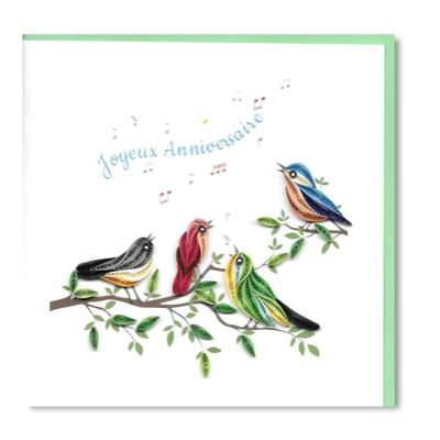 Papeterie - Cartes doubles quilling - PASCALE EDITIONS