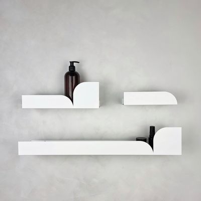 Rangements pour salle de bain - Petite étagère blanche BAUHAUS - NAMUOS