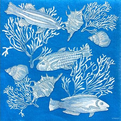 Napkins - SEABED - Napkin - FRANÇOISE PAVIOT