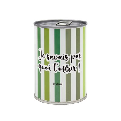 Gifts - Sowing kit “I didn't know what to give you” made in France - MAUVAISES GRAINES