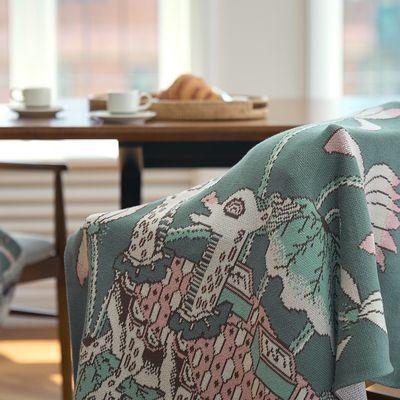 Throw blankets - Smile longevity symbol(Turtles) - BON`EE