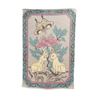 Throw blankets - Rabbit couple - BON`EE