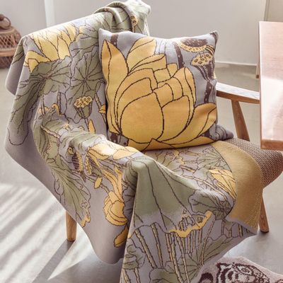 Plaids - Lotuses Blankets - BON`EE(LIVING ART BRAND)