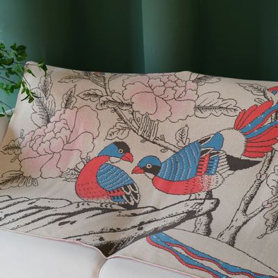 Throw blankets - Flower and Bird - BON`EE