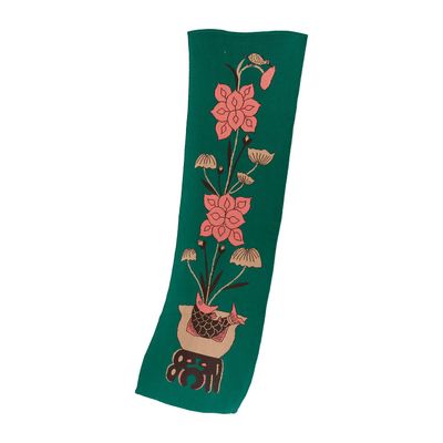 Throw blankets - Lotuses in vase - BON`EE(LIVING ART BRAND)