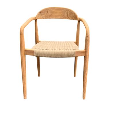 Lawn chairs - Olefin teak and rope chair - CHT20 - BALINAISA