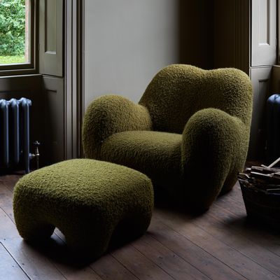 Armchairs - Gummy Armchair & Footstool - FAYE TOOGOOD