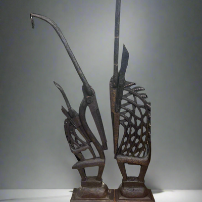 Sculptures, statuettes and miniatures - Very large couple statues CIWARA, Mali - QUINTESSENCE AFRICAINE
