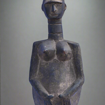 Sculptures, statuettes and miniatures - Wooden belly mask - QUINTESSENCE AFRICAINE