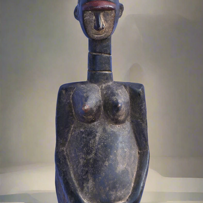 Sculptures, statuettes et miniatures - Masque ventre en bois - QUINTESSENCE AFRICAINE
