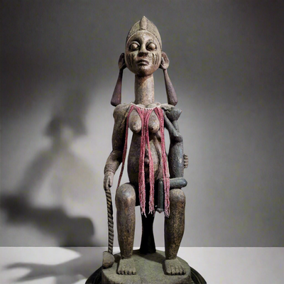 Sculptures, statuettes et miniatures - Statue Maternité Agere Yoruba, Nigeria - QUINTESSENCE AFRICAINE