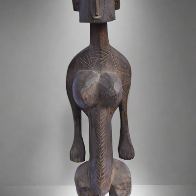 Sculptures, statuettes and miniatures - JONYELENI Bambara wooden statue, Mali - QUINTESSENCE AFRICAINE