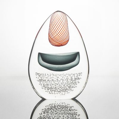 Art glass - Flux – a delicate accent in Murano glass - WAVE MURANO GLASS