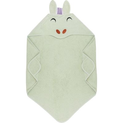 Bath towels - Heppa Hooded Towel Light Green 73x73 cm - PENTIK