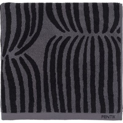 Bath towels - Vilja Bath Towel Black 70x150 cm - PENTIK