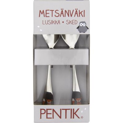 Couverts & ustensiles de cuisine - Metsänväki Petite cuillère 2 pcs, 15x7x3 cm - PENTIK