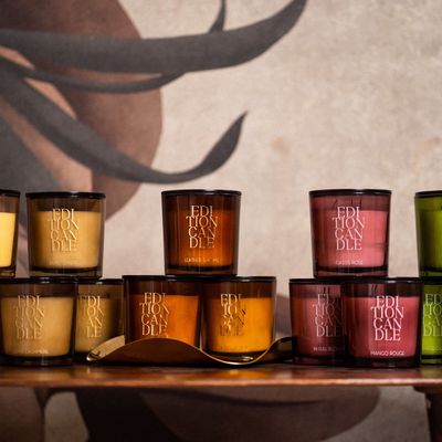 Candles - Perfumed soy wax large candle with wooden lid - EDITION FRAGRANCES