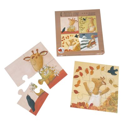 Jeux enfants - 570065 - 4 PUZZLES LEONIE - EGMONT TOYS