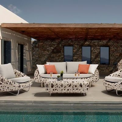 Lawn sofas   - CURL garden sofa - COUTURE JARDIN