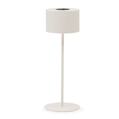 Outdoor decorative accessories - HILO round solar lamp on stand (H. 131 cm) - COUTURE JARDIN