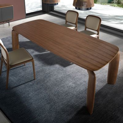 Dining Tables - Rectangular walnut dining table - ANGEL CERDÁ