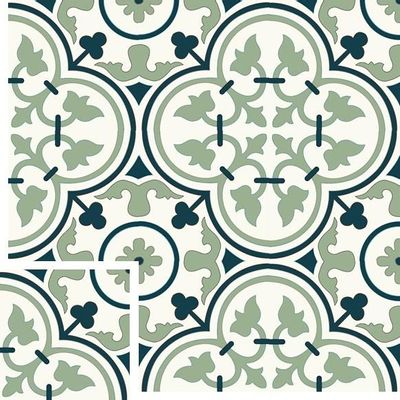 Cement tiles - Motif cement tiles - Bagatelle - FLOORILÈGE