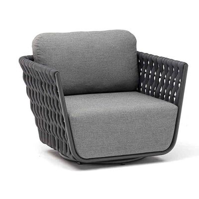 Lawn armchairs - HUG swivel garden armchair - COUTURE JARDIN