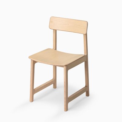 Kitchens furniture - The Minimalist Modern Chair in Ash Wood - MOR