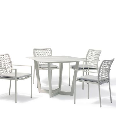 Tables de jardin - Table de jardin carrée CLUB - COUTURE JARDIN