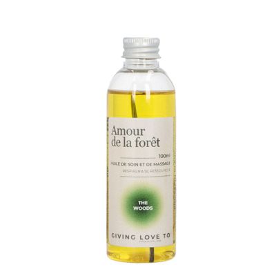 Cosmétiques - Huile de soin et de massage THE WOODS Respirer & se ressourcer 100 ml - GIVING LOVE TO