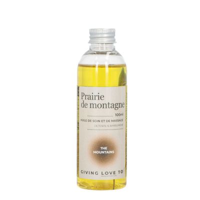 Cosmétiques - Huile de soin et de massage THE MOUNTAINS Détente & apaisement 100 ml - GIVING LOVE TO