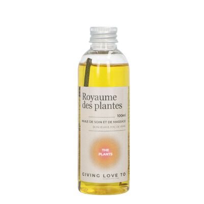 Cosmétiques - Huile de soin et de massage THE PLANTS Bonheur & joie de vivre 100 ml - GIVING LOVE TO