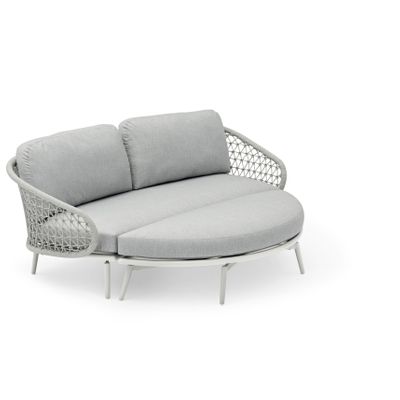 Lawn sofas   - Garden bean bag/footrest for CUDDLE sofa - COUTURE JARDIN